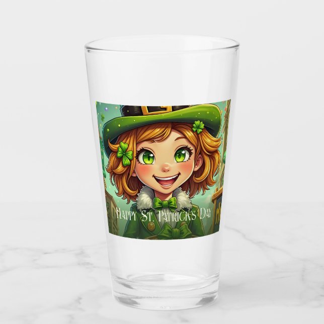 Verre Lutin joyeux - Saint-Patrick Chanceux (Devant)