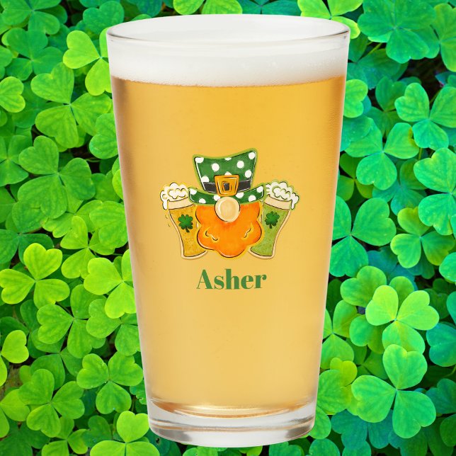 Verre Lutrin personnalisé de la Saint-Patrick  (Créateur téléchargé)