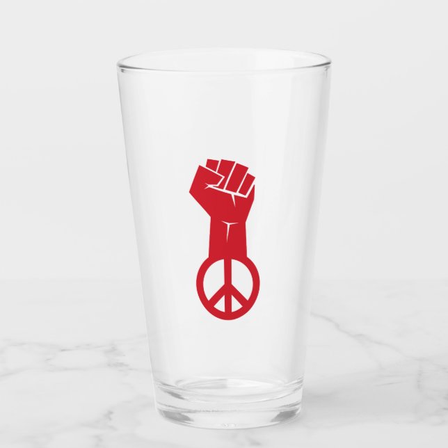 Verre Lutter pour la paix (Devant)