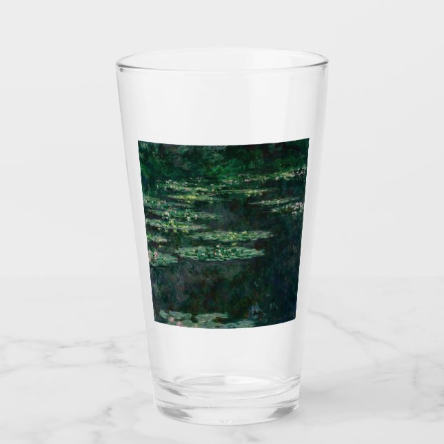 Verre Lys d'eau (par Claude Monet) (Devant)
