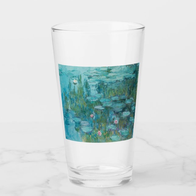 Verre Lys d'eau (par Claude Monet, 1915) (Devant)