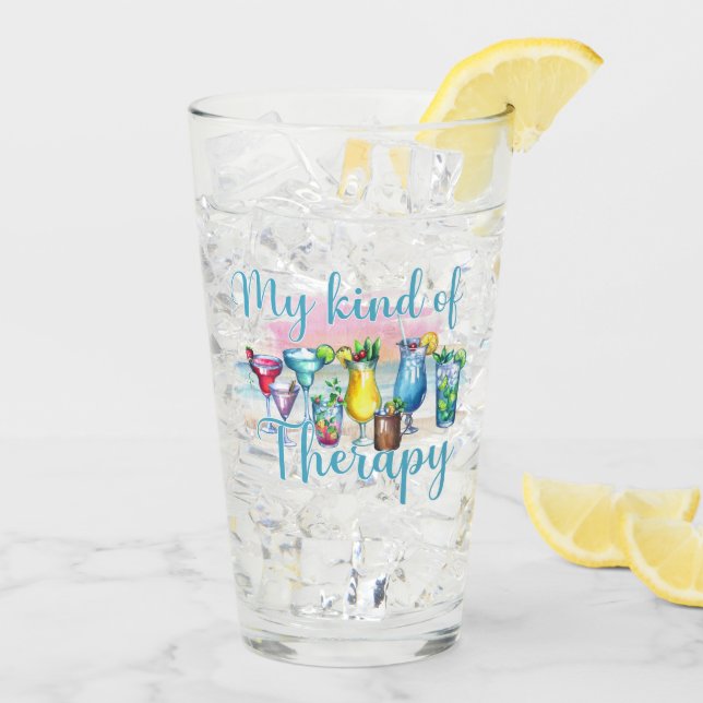 Verre Ma thérapie préférée (Dos glace)