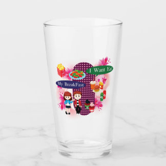 Verre Ma vaisselle de petit-déjeuner pour boissons