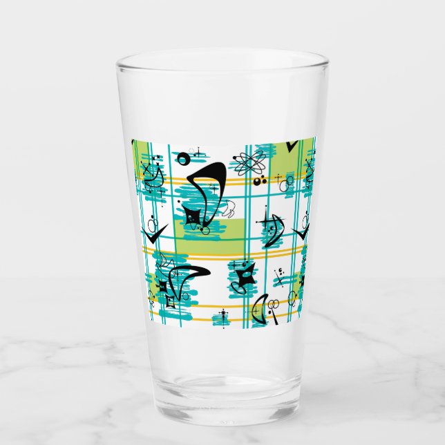 Verre Madras du milieu du siècle (Devant)