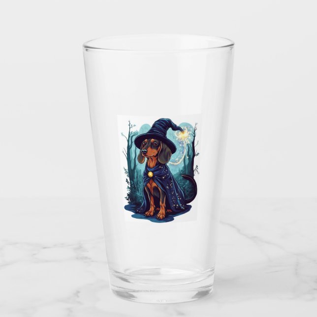 Verre Magicien Wiener � Dachshund Magique (Devant)