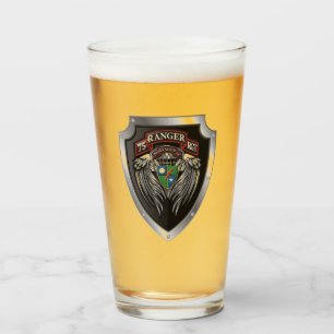 Verre Magnifique 1ère Bataille 75e Ranger Regimental Scr