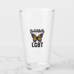 Verre Magnifique Chemise LGBT Papillon Vintage Fierté_1