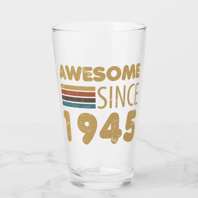 Verre Magnifique depuis 1945 80e anniversaire (Devant)