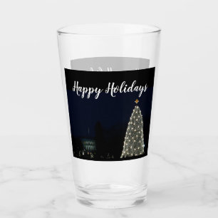 Verre Maison Blanche et Fête nationale des arbres de Noë