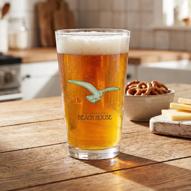 Verre Maison de plage Seagull Aqua Blue ID623 (Créateur téléchargé)