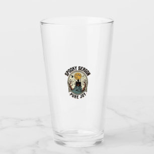 Verre Maison hantée Halloween Gravure vintage Épouvantab