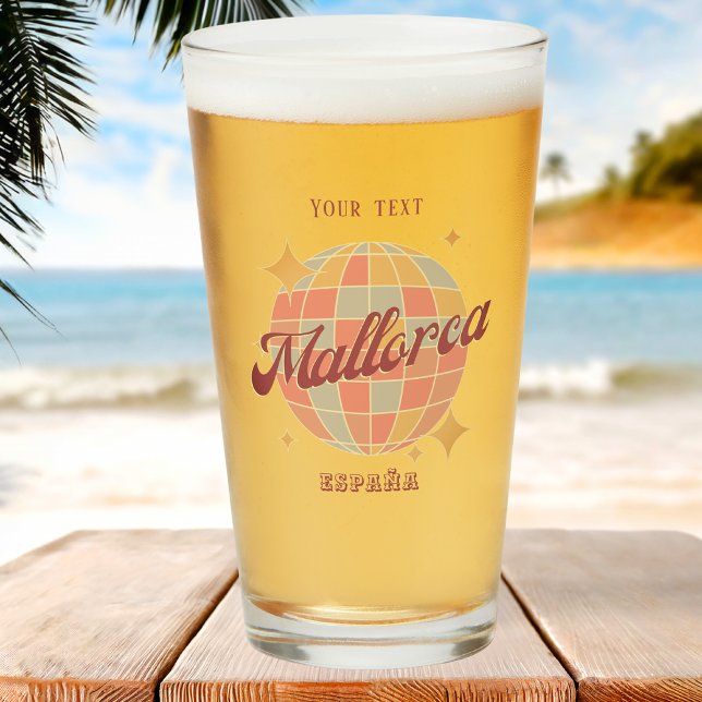 Verre Mallorca Espagne fête fériée souvenir bière (Créateur téléchargé)