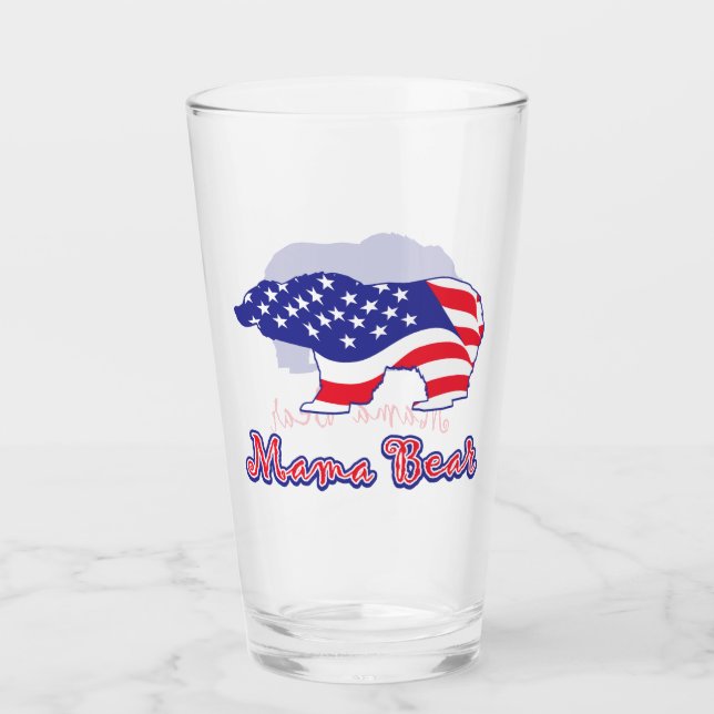 Verre Mama Bear - Mères pour l'éducation des enfants (Devant)