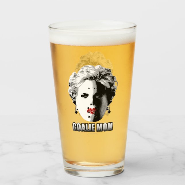 Verre Maman de gardien de hockey (Dos (rempli))