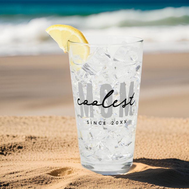 Verre Maman la plus cool depuis 20XX Moderne Simple Prep (Créateur téléchargé)