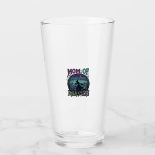 Verre Maman Monstres Halloween Sorcière Lune Citrouilles