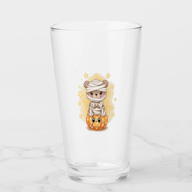 Verre Maman Ours Mignon Halloween (Devant)