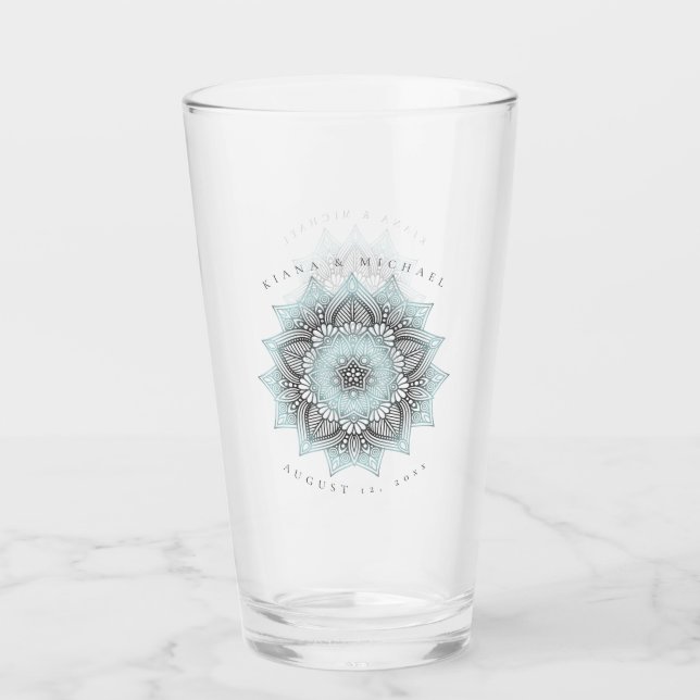 Verre Mandala Lace Mariage lt. Blue ID968 (Devant)