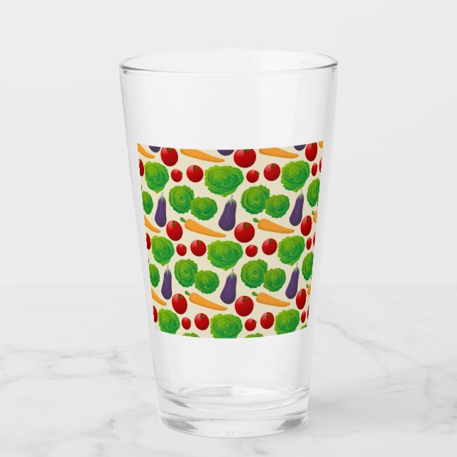 Verre Mangez vos légumes (Devant)