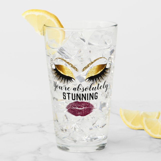 Verre Maquillage personnalisé Artiste Eyelash Extension  (Devant glace)