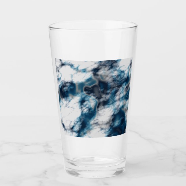 Verre Marbre bleu (Devant)
