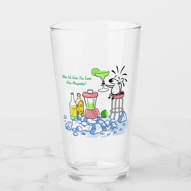 Verre MARGARITAS DE Jeff Willis Art (Devant)