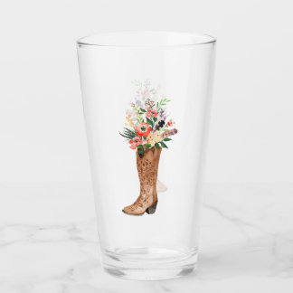 Verre Mariage d'amorçage de la cow-boy du pays