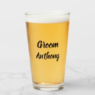 Verre Mariage de cadeaux élégant et élégant de chambre n