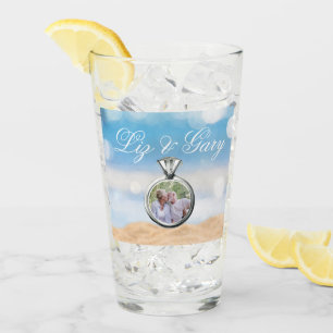 Verre Mariage de destination de la plage