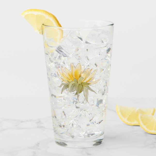 Verre Mariage de tournesol de luxe (Devant glace)
