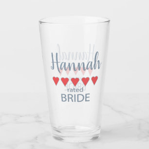 Verre Mariage et mariage 5 Mariée de coeur