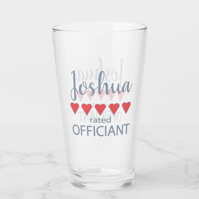 Verre Mariage et mariage 5 Officier du Coeur (Devant)