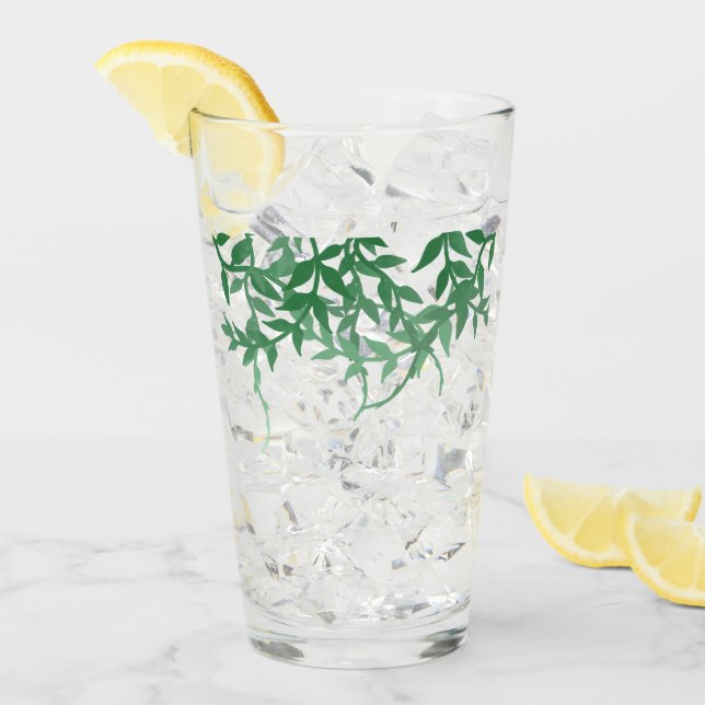 Verre Mariage Feuille rustique (Devant glace)
