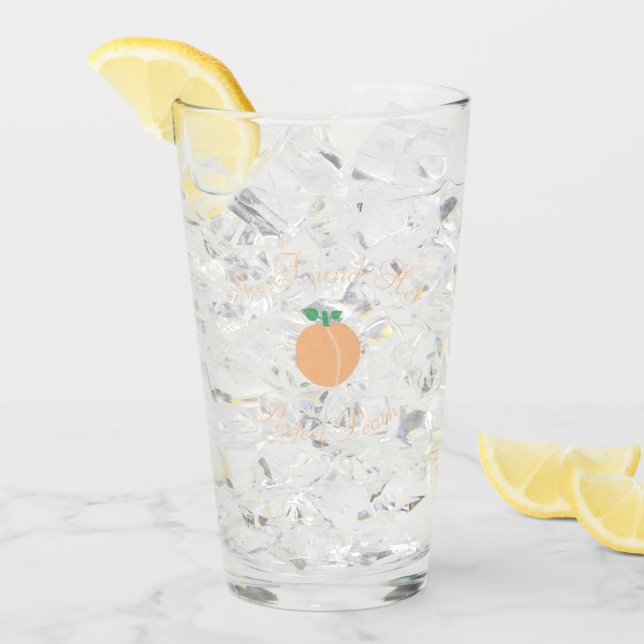 Verre Mariage Parfait de Pêche (Devant glace)