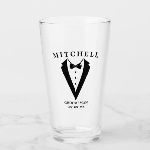 Verre Mariage Tuxedo Espace personnalisé
