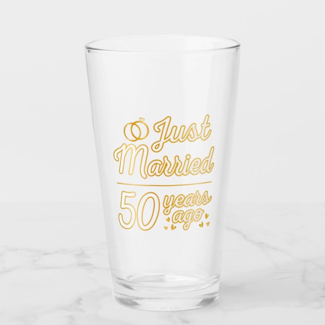 Verre Marié Il Y A 50 Ans (Devant)