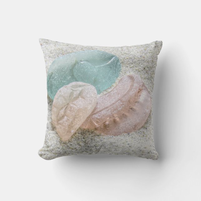 Verre marin Aqua et pêche - coussin (Recto)