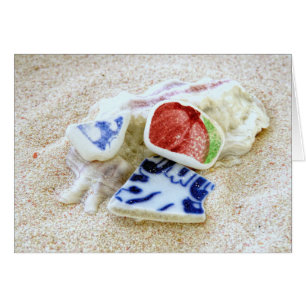 Verre marin de poterie