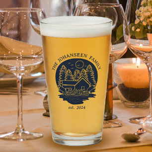 Verre Marine Blue Family Lake House Ancres nautiques Oar