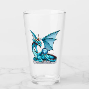 Verre Mars Dragon de Pierre de naissance : Aquamarine