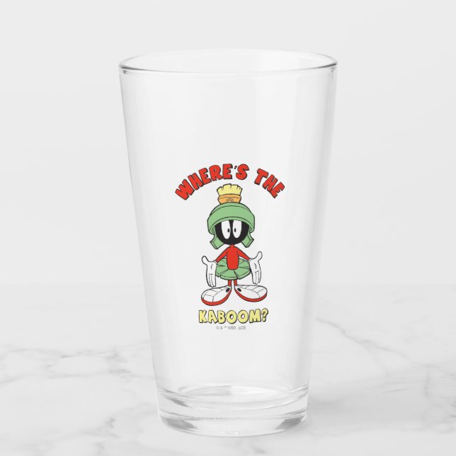 Verre MARVIN LE MARTIAN™ Où est le Kaboom ? (Devant)