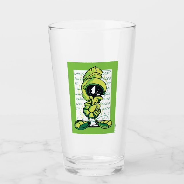 Verre MARVIN THE MARTIAN™ - Croquis (Devant)