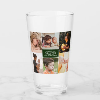 Verre Masculine Grand-père Vert 3 Photo Collage