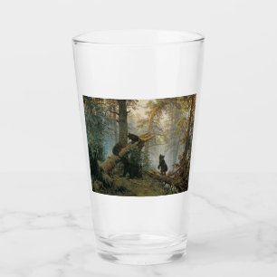 Verre Matin dans une forêt de pins (Ours dans les bois)
