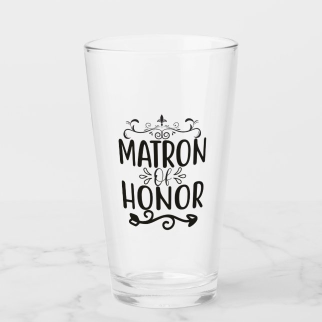 Verre Matron D'Honneur (Devant)
