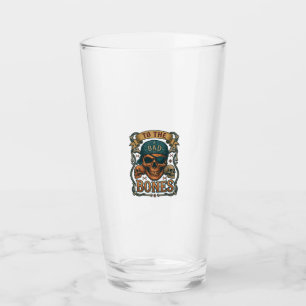 Verre Mauvais crâne de pirate bandana corde os croisés