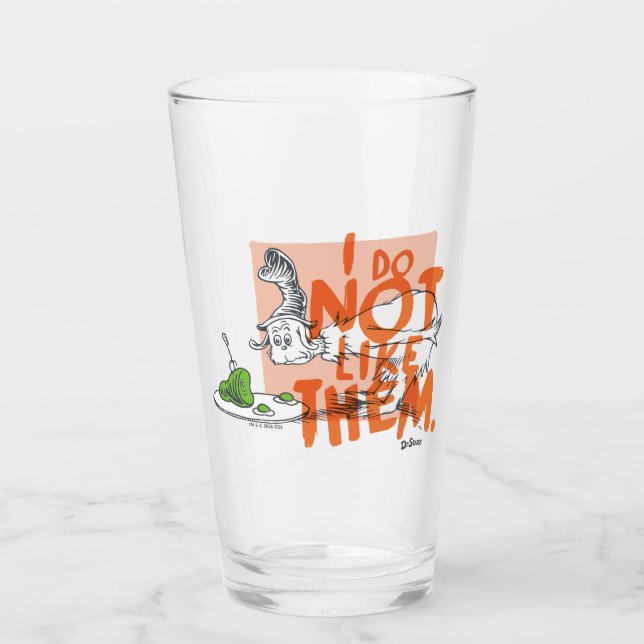 Verre Mec-Seuss Guy-Am-I "Je ne les aime pas" (Devant)