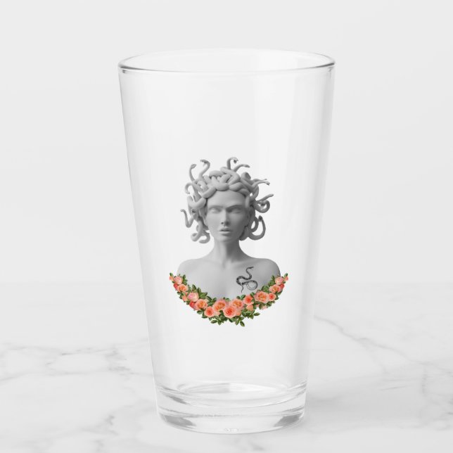 Verre Medusa Gorgon Mythologie grecque (Devant)