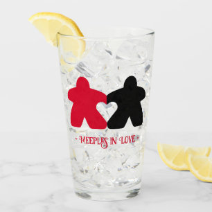 Verre Meeples en Amour, Paruline rouge et noire