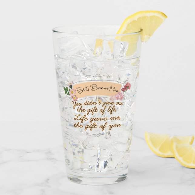 Verre Meilleur Bonus Maman (Dos glace)